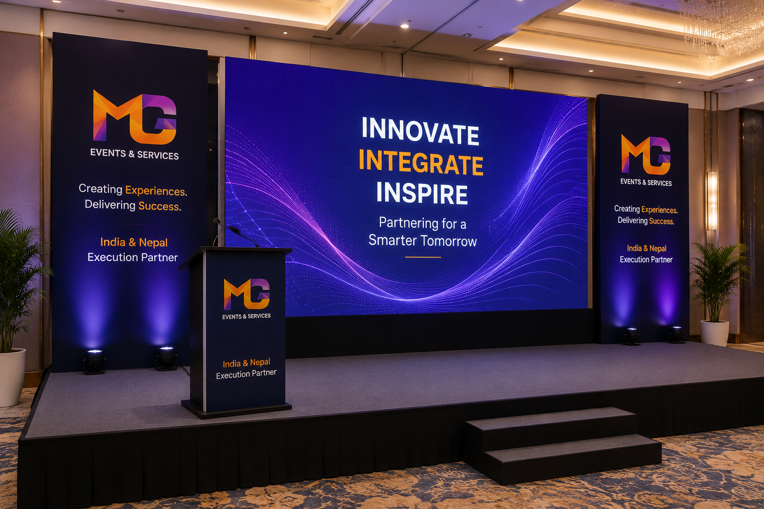 MG Events live event stage production